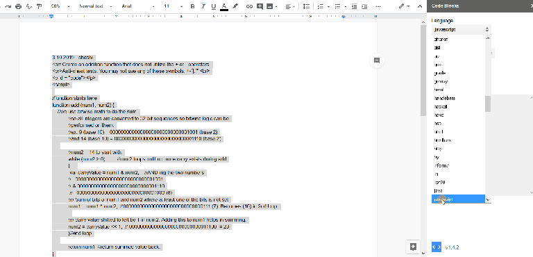 Code Blocks | Friendly syntax highlighting – Compute Thought